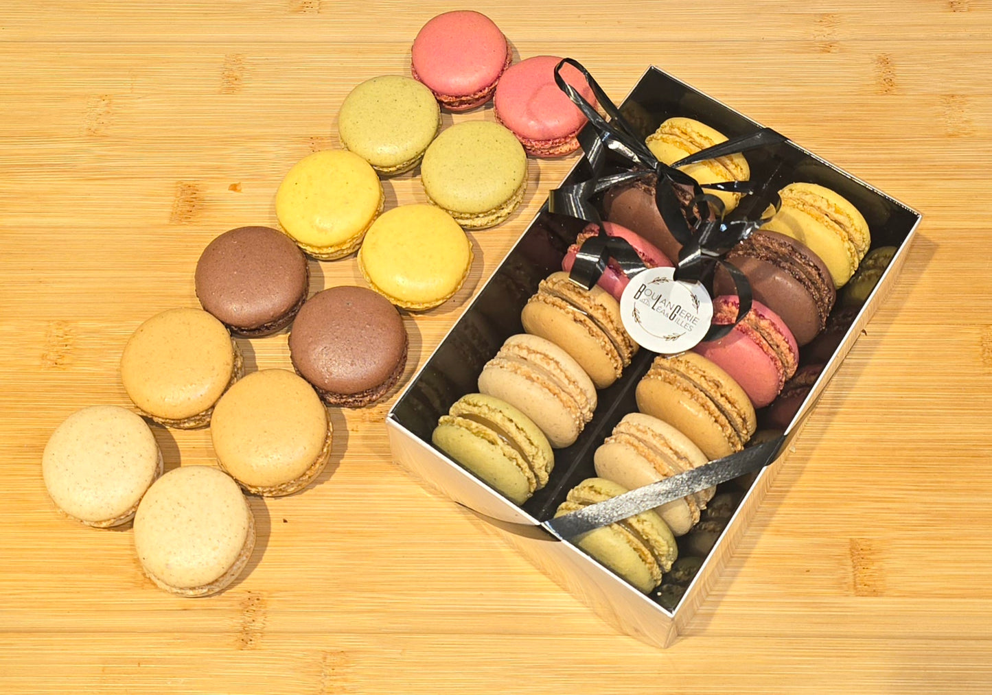 Assortiment 12 macarons
