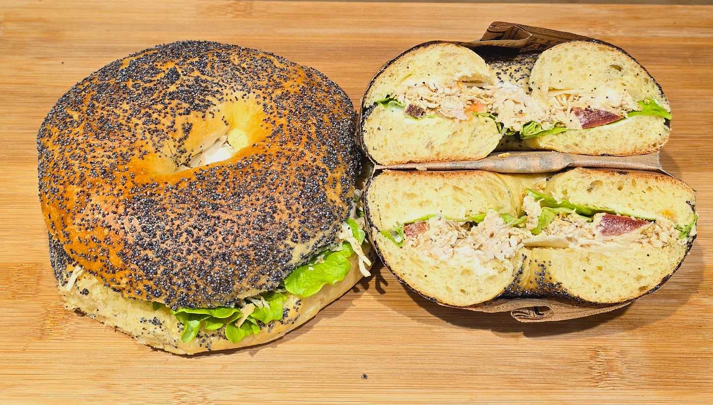 Bagel au Poulet - sauce Andalouse