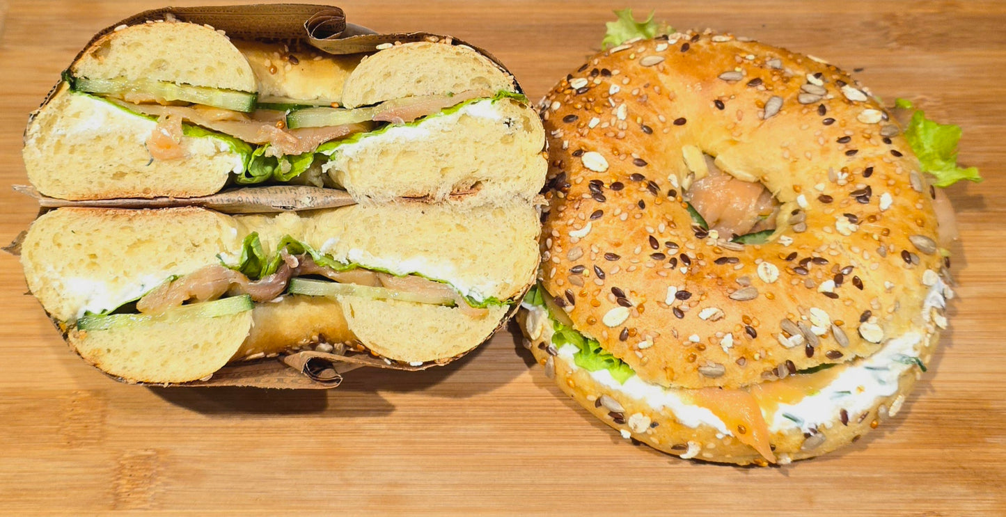 Bagel Saumon & Concombre