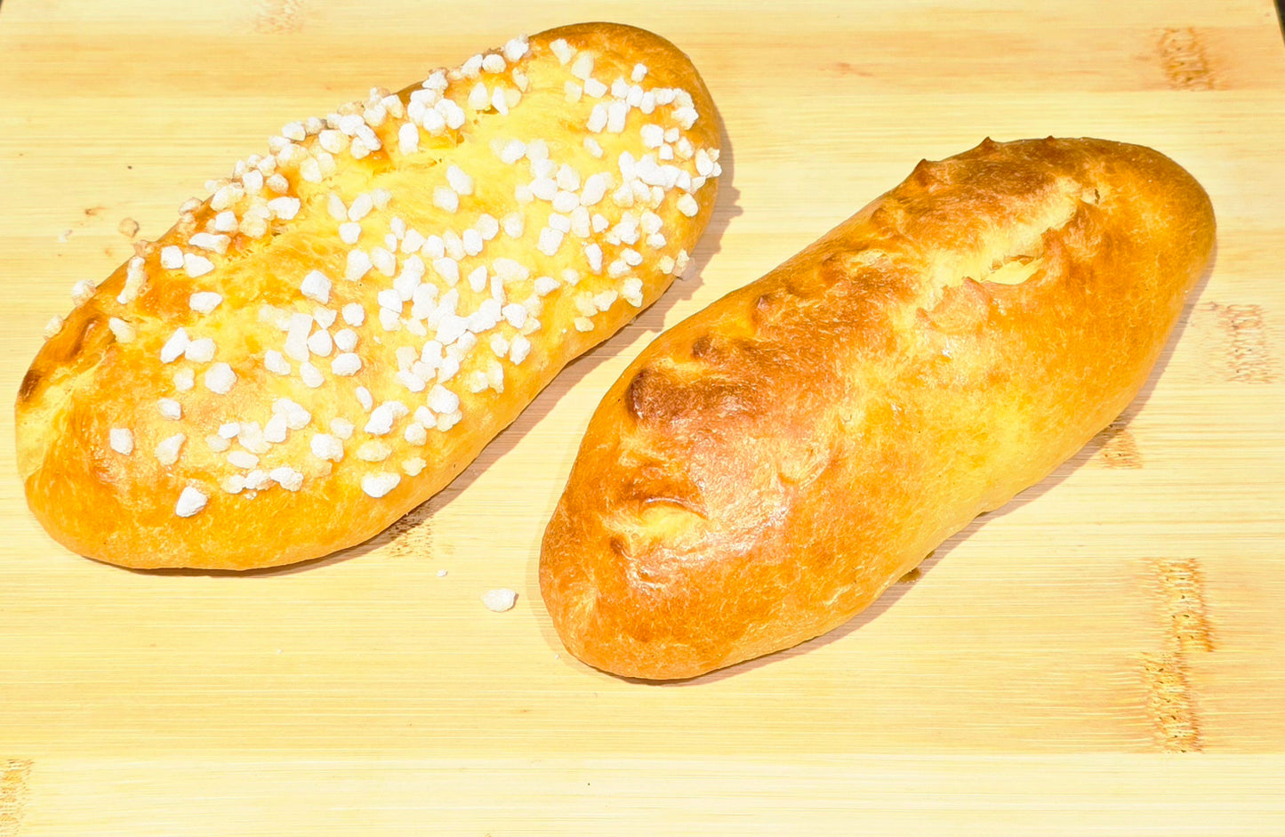 Pain au lait sucré