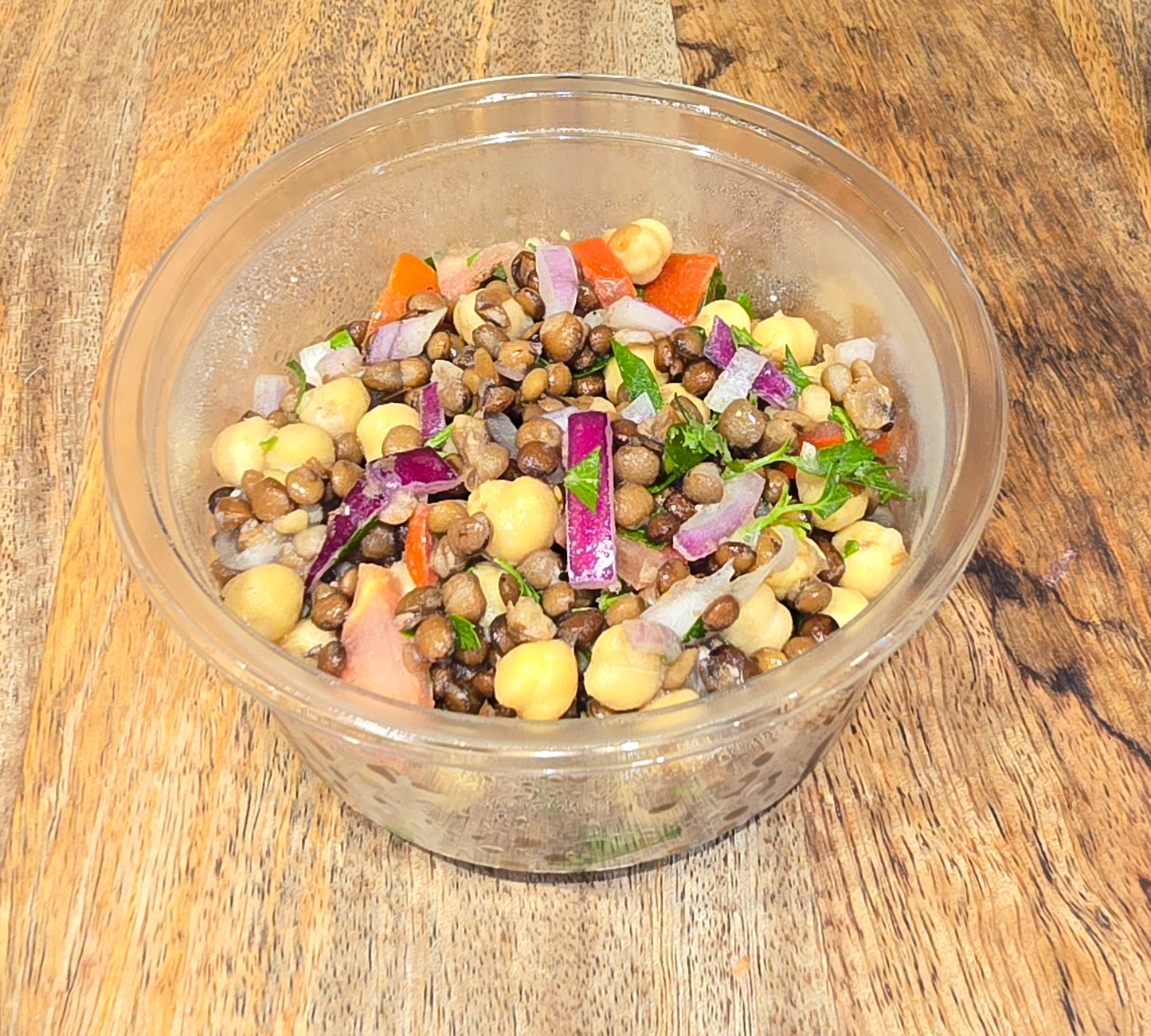 Petite salade : Lentilles & Pois Chiches