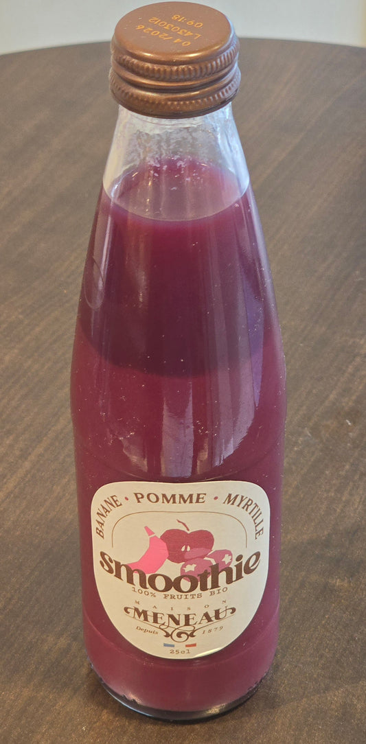 Smoothie Banane Pomme Myrtille  Bio