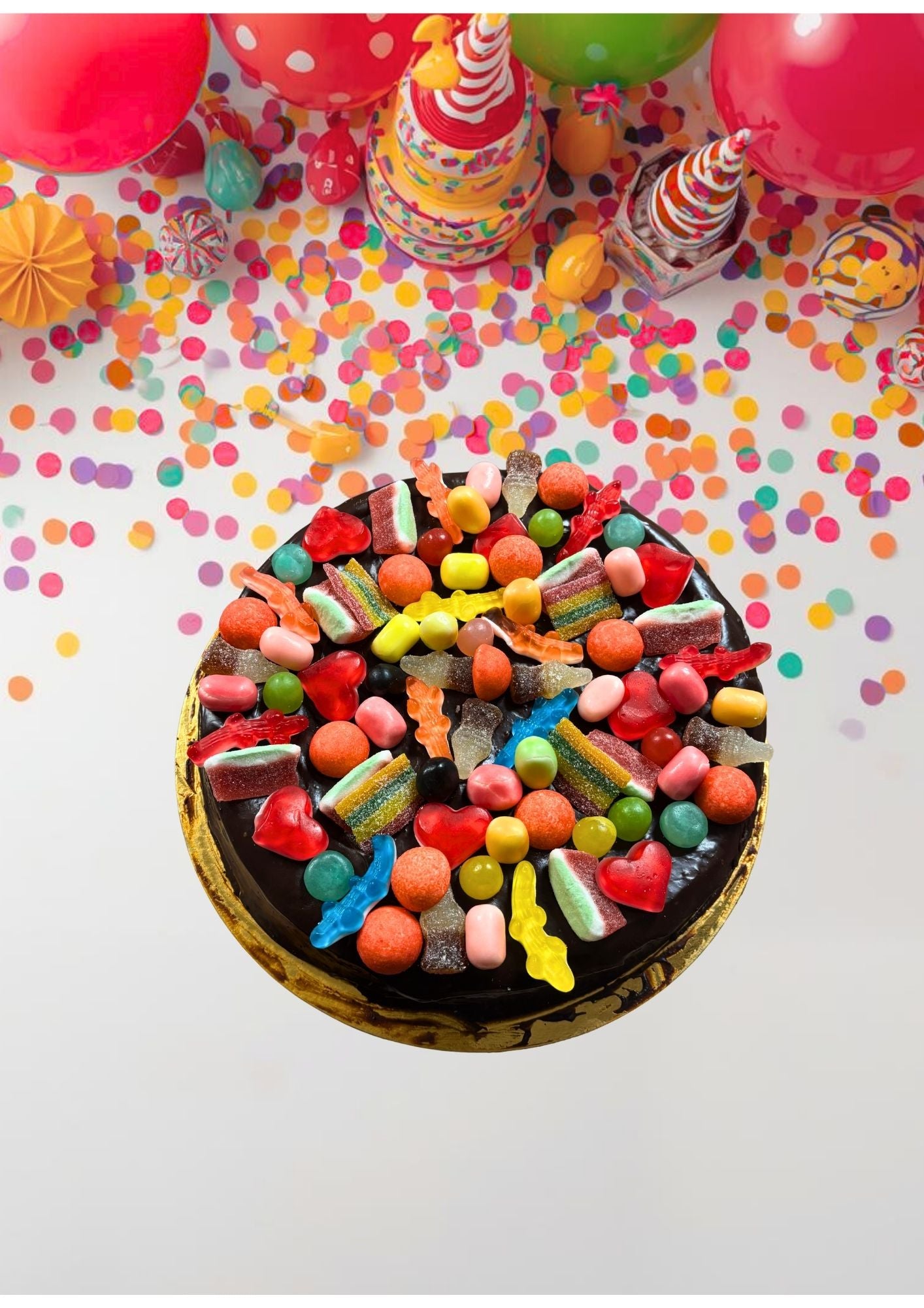 Moelleux au chocolat & bonbons